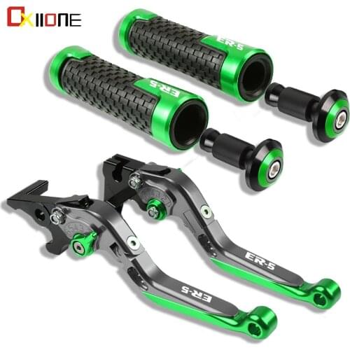 For Kawasaki ER5 ER-5 ER 5 ER5 2004 2005 Parts Motorcycle Aluminum Brake Clutch Levers Handlebar Hand Grips Accessories