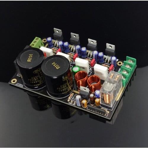 KYYSLB AC12-AC22X2 50W 2-8 Ohm GC Version LM1875 Dual-core Parallel Power Amplifier Board Kit Double-sided Immersion Gold Board
