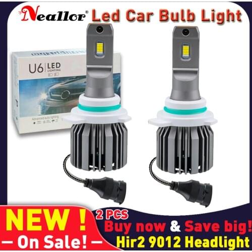 Hir2 9012 Led Headlights Super Bright 12v Daytime Running Lights Fog Bulbs On Car H7 H4 Auto Diode Lamps For Toyota Corolla Chr