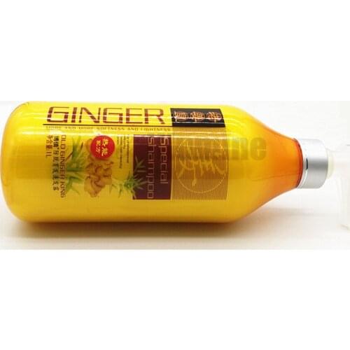 Ginger Shampoo Ginger Juice Men Women Anti Hair Loss Anti itching and Anti Dandruff Shampoo 1L