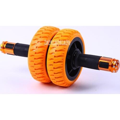 K9025 Ab Roller Wheel Double Bearing Silent Power Roller Double-Wheeled Ab Coaster Antiskid Solid Steel Abdominal Muscle Wheel