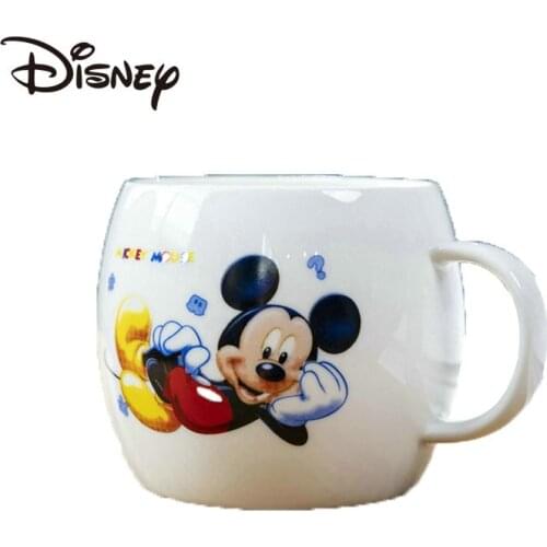 Disney Classic Mickey Mouse Mug Large Capacity Childrens Ceramic Breakfast Cup Juice Cup Milk Cup