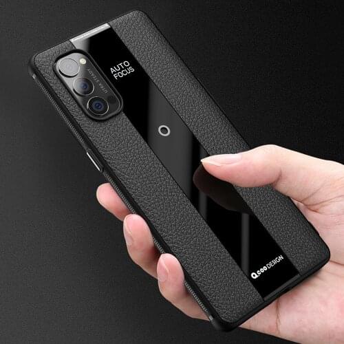 Reno 4 5G Classic Shockproof luxury Phone Cover For OPPO Reno 4 Pro 5G Frosted Texture Slim Matte Protective Fundas For Reno4 5G