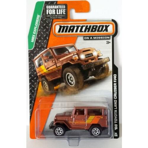 Matchbox 1:64 Toyota Land Cruiser FJ40 Collect Metal die-casting car model boy toys 2016 NO. 54