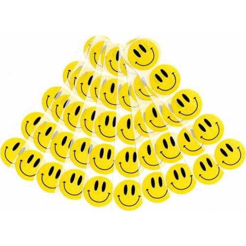 50pcs/pack Smile Face Stickers For Diary Notebooks Cute Stickers For Kids Children Journal Stickers Stationery Supplies Office