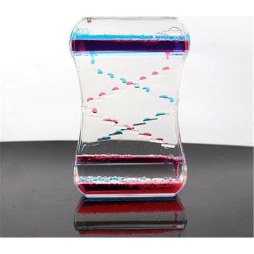 2021 New Anti Stress Fidget Toy Two-color Oil Drop Ladder Liquid Water Drop Sensory