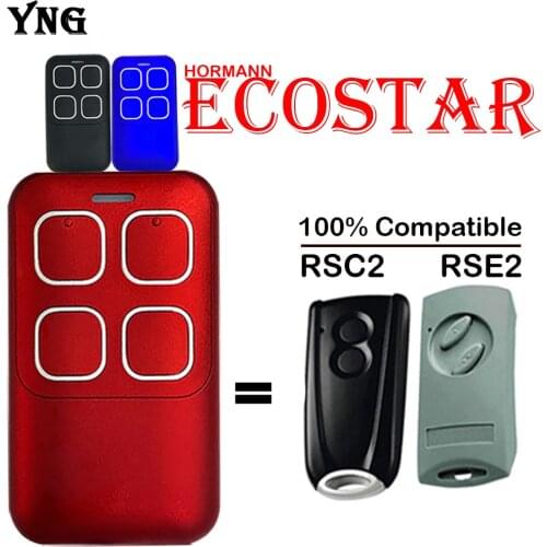 NEW ECOSTAR RSC2 RSE2 Remote Control Repalcement HORMANN ECOSTAR Garage Door Remote Control 433.92mhz Rolling Code