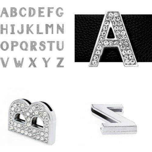 Wholesales Charms Necklace Bracelet belt pet collar Handbag Shoe Gift Inner 30mm slider Charm Bling rhinestone DIY Accessories