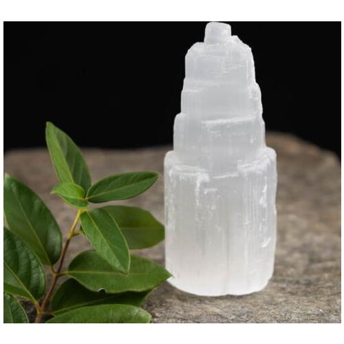 10-20cm natural selenite Crystal gemstone tower meditation reiki healing Mental Clarity selenite crystal remove negative energy