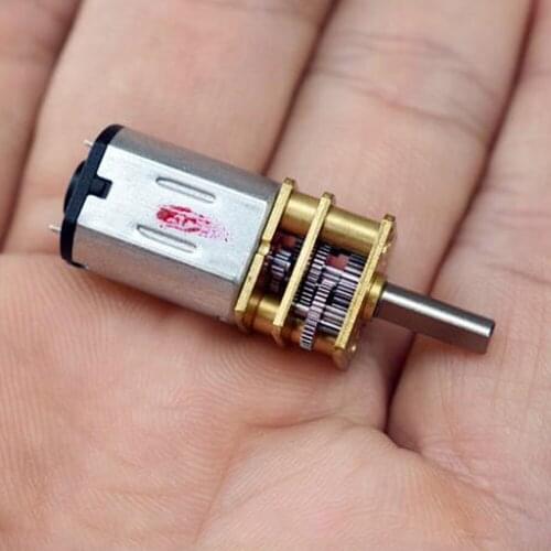 DC 6V 12V 50RPM Micro N20 Gearbox Motor Geared Electric Slow Speed Mute Precision All-steel Gearbox High Torque Smart Car Model