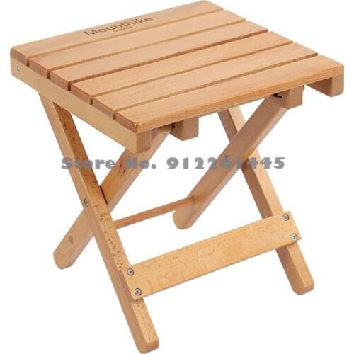 Bench Outdoor Pony Zha Picnic Camping Beach Barbecue Fishing Solid Wood Beech Driving Chair