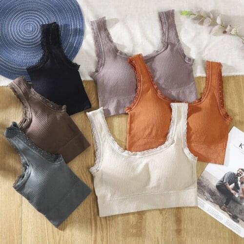 Women Tube Tops Sexy Crop Top Seamless Underwear V-Back Wrapped Chest Streetwear Sleeveless Female Fitness Bandeau Top Tank