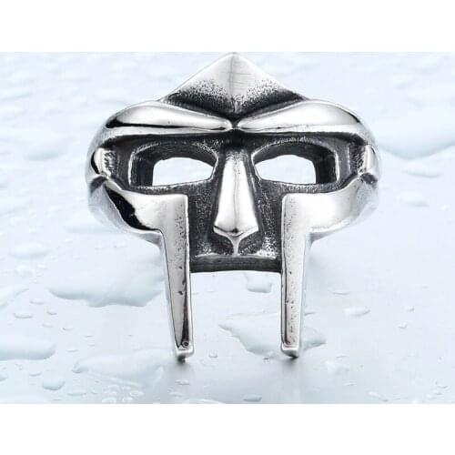 Punk Jewelry Pharaohs Mask Mens Ring Party Charm Accessories Hip Hop Vintage Viking Jewelry Motorcycle Ring
