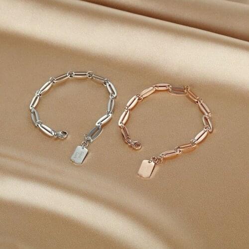 High Quality Rose Gold Bangles Bracelets For Women With Heart-shaped Silver Color Bangles Gold Bracelet Jewelry Female
