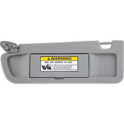 1PCS ABS Light Grey Car Sun Visor for Honda Civic 2006 2007 2008 2009 2010 2011 83280-SNA-A01ZC / 83280SNAA01ZC