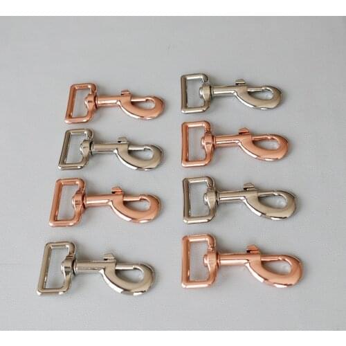 100 pcs 32mm hook buckle for dog leash handbag diy accessory environmental Swivel Clasp high quality plated metal buckle