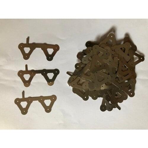 100pcs/lot 0.12 x 10 x 66mm 6P Nickel Plated Steel Strap Strip Sheets for 18650 6P battery spot welding