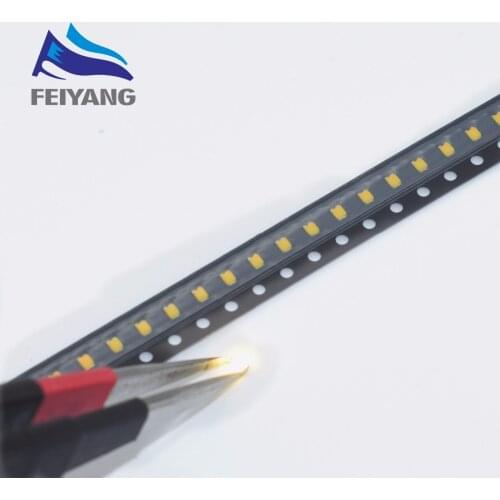 100pcs SAMIORE ROBOT 0805 SMD Warm white 2800-3200K LED Light Diode 2012 LED diode 2.0*1.2*0.8mm 3v-20ma