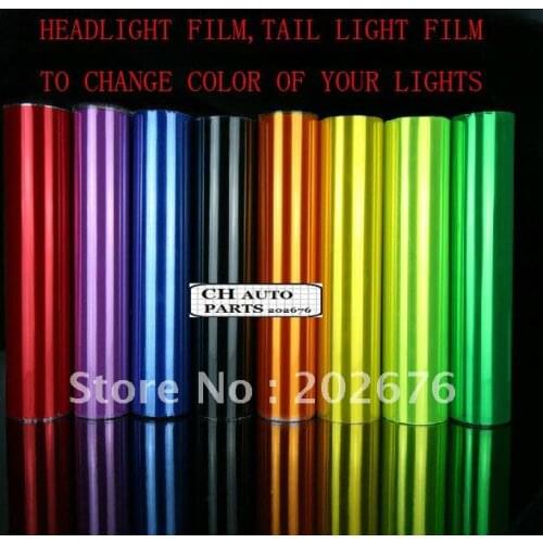 FREE SHIPPING, 120CM LONG 30CM WIDTH, CHA CAR CHAMELEON, HEADLIGHT FILM TAIL LAMP STICKER, COLOR CHANGING AND LIGHT TRANSMITTING
