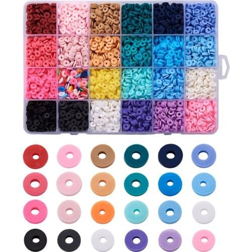 Round Polymer Clay Rhinestone Beads, Mixed Color, 10mm, Hole: 2mm; about 10pcs/compartment, 10color/box