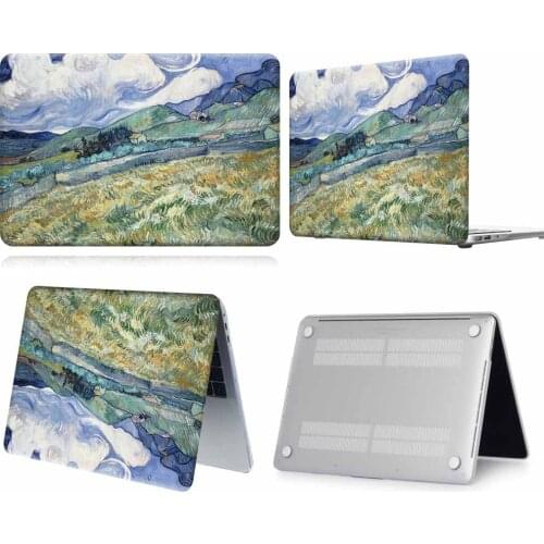 Mountain Paint Pattern Anti-slip Laptop Case For Apple Macbook 12/Air 11 13 A2337/Pro 13(A2251 A2289) 15 16 /Pro 13 A2338