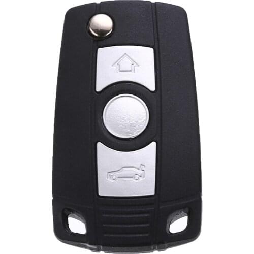 3 Buttons Flip Car Key Case Car Styling Cover For BMW E81 E46 E39 E63 E38 E83 E53 E36 Series Smart Key Case Cover