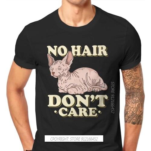No Hair Sphinx Hip Hop TShirt Canadian Hairless Cat Sphynx Printed Tops Comfortable T Shirt Male Unique Gift Idea