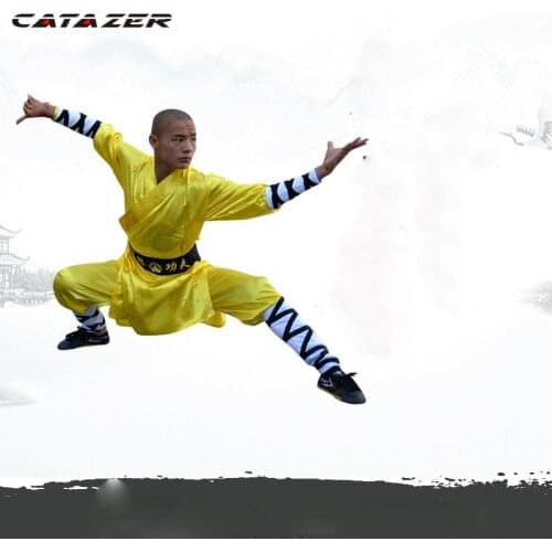Shaolin Monk Robe Kung fu Tai chi Suit Martial arts Wing Chun Wushu Uniforms High Quality Custom Tailored