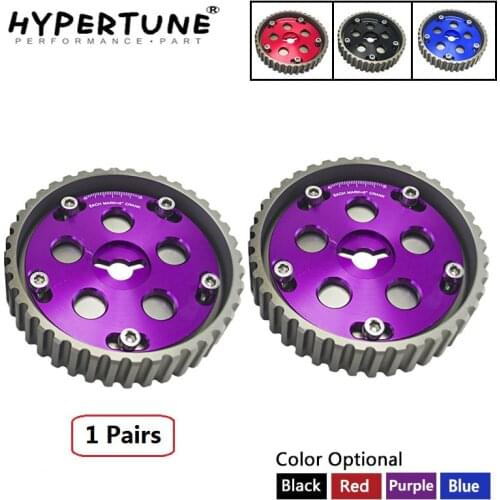 Hypertune - (One Pair) Adjustable cam pulley Cam Gears Kit For Suzuki Swift GTI G13B (Blue,Red,Purple,Black) HT6543