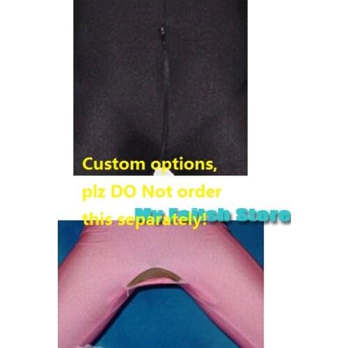 Customize Option Of crotch zipper for man or women and crotch zipper about 30cm from left to right