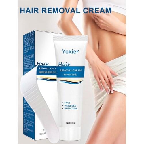 Yoxier Hair Removal Cream Armpit Legs Private Parts Painless Depilatory Cream Body Care 40g