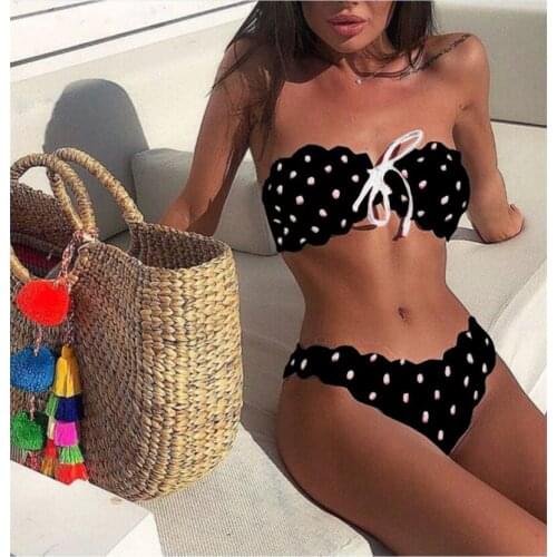 Two Piece Swimsuit Bikini Badpak Meisje Maillot De Bain Sexy Tankini Swimsuits Women Biquinis Feminino 2020 Swimwear Women Plus