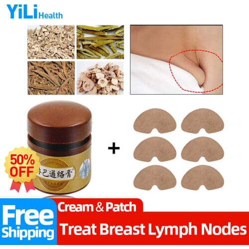 30g Lymphatic Drainage Detox Relief Pain Oinment Effective Painless Treatment Breast Lymph Nodes Anti-Swelling Health Care Cream