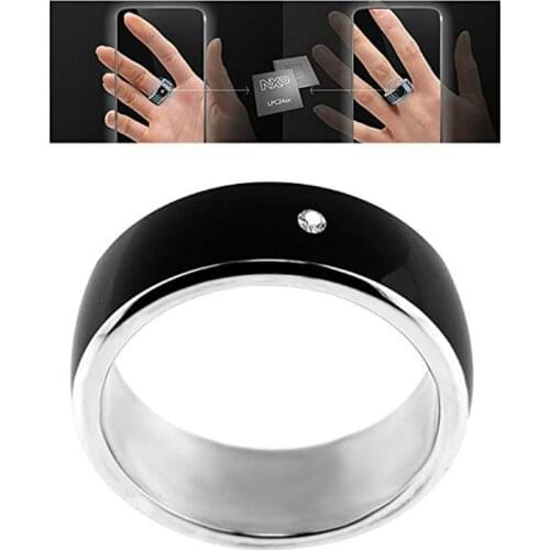 Newest NFC Smart Ring Universal For All Windows NFC Cellphone Mobile Phones Black Digital Rings US 6-13