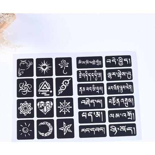 Nu-TATY Environmentally friendly waterproof disposable tattoo stickers inkjet tattoo template tattoo tattoo template