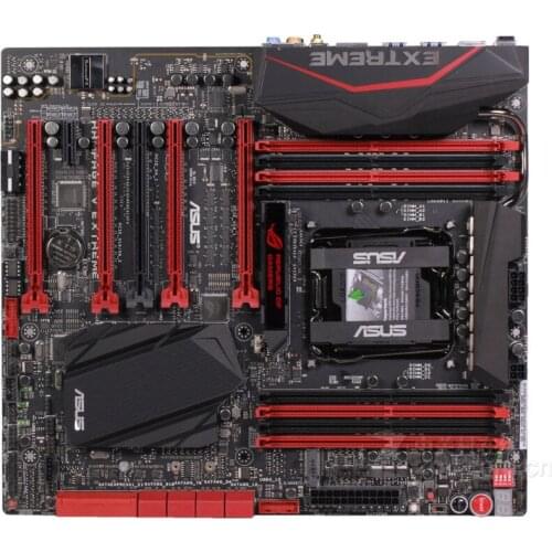 Original motherboard for ASUS RAMPAGE V EXTREME DDR4 LGA 2011-V3 i7 X USB2.0 USB3.0 128GB X99 Desktop motherboard Free shipping