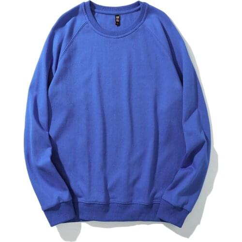 Autumn Winter Fashion Tops Mens Hip Hop Multi-colour COTTON High Street Hoodies Sweatshirts 6 Solid Color Loose Men Sweatshirts