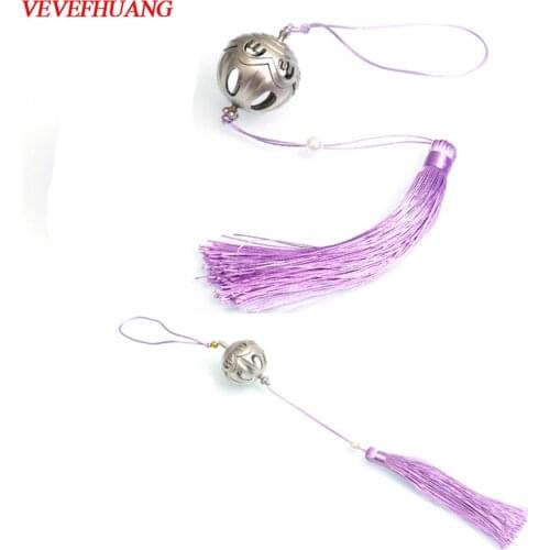 VEVEFHUANG 2019 New Arrival The Founder of Diabolism Mo Dao Zu Shi Keychain Bell Weapon Model Key Chains Collection Jewelry
