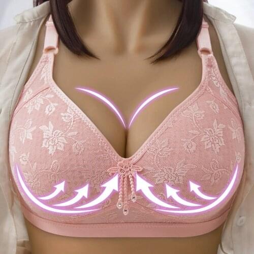 Plus Size Bras Women Sexy Push Up Bra Comfortable Breathing Wire Free Seamless Underwear Soft Breathing Spring Lingerie Hot Deal