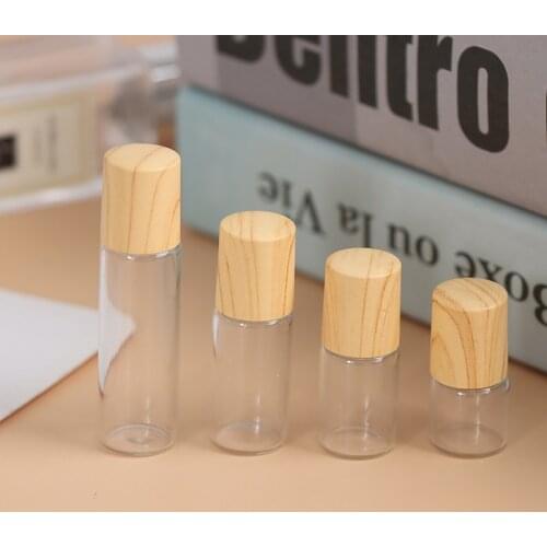 1/2/3/5 ml Roll On Bottle Refillable Empty Glass Perfume Bottle Refillable Empty Roller Essential Oils Vials