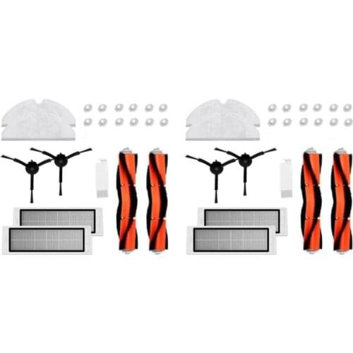 1Set for Roborock S55 E35 S6 Robot Vacuum Part Black Side Brush and Cover for Xiaomi Filter or Roborock Washable Filter