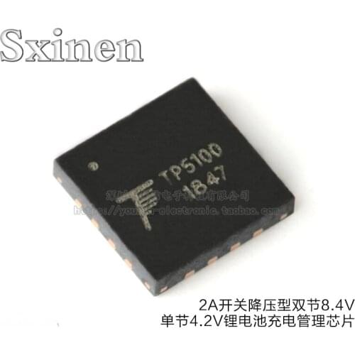 TP5100 QFN-16 2A Switch Step-down 8.4V/4.2V Lithium Battery Charger Chip