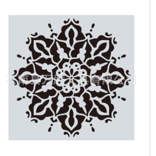 15*15 Mandala Layering Stencils for Diy scrapbook/photo album Decorative Embossing spray painting tool graffiti hand home decor