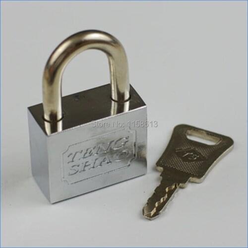 5 pieces 40mm quarter turned keyed alike security structure padlock metal door lock