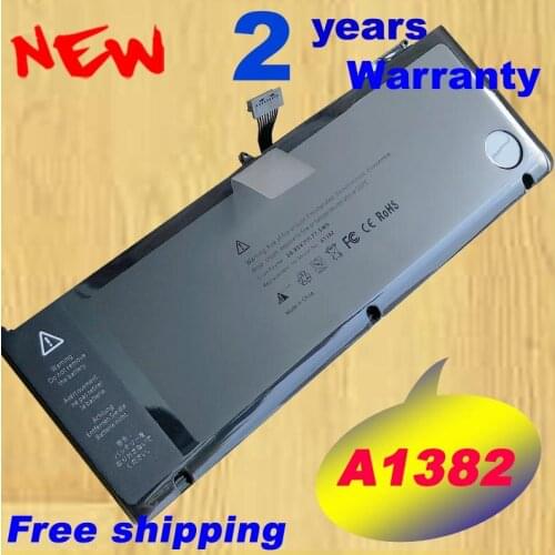 A1382 Laptop Battery For Apple MacBook Pro 15" A1286 2011 Version MC721 MC723 MD318 MD322 MD303 MD304 A1382