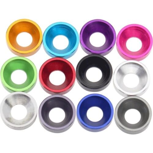 25PCS/Lot Aluminum M3 Countersunk Washer Flat Head Screws Bolts For RC Car Quadcopter Parts Drone Multirotors CNC