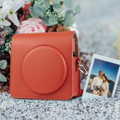 PU Leather Camera Case Bag For Instax Square SQ1 Vidicon Large Capacity Camera Protection Package Equipment And Accessories