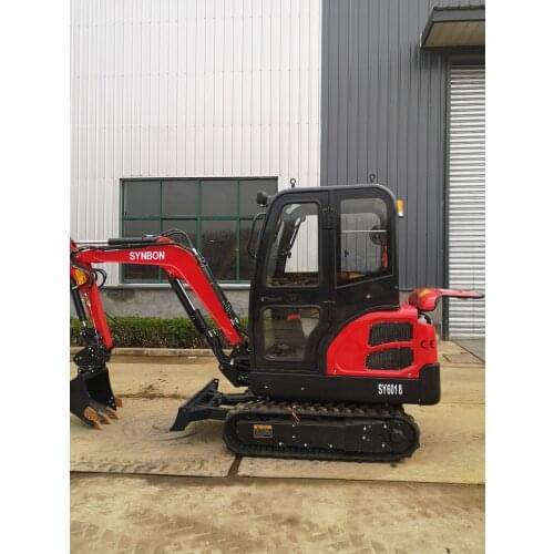 SYNBON Construction Use Crawler Bucket Excavator 1.8Ton Digger SY601.8