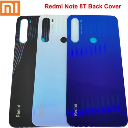 Xiaomi Redmi Note 8t Battery Cover Back Glass Rear Door Housing Cover Replacement Case For Redmi Note 8t 8T Back Battery Cover