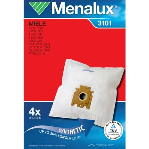 Menalux 3101 4 bags microfiber vacuum cleaner Hoover ATC18 honey S S2 S4 S5 S8